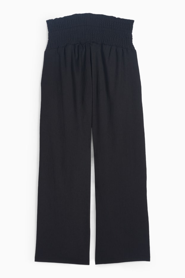 Dona - Pantalons de maternitat - palazzo - negre