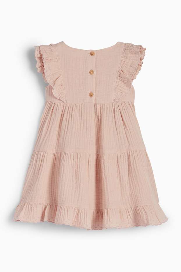 Baby: meisjes - Babyjurk - roze