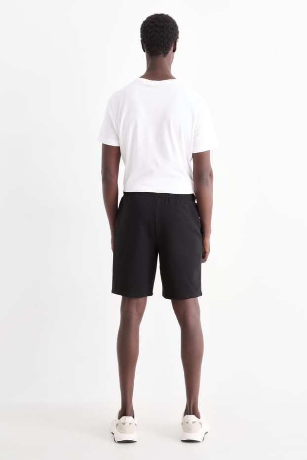 Men - Sweat shorts - black