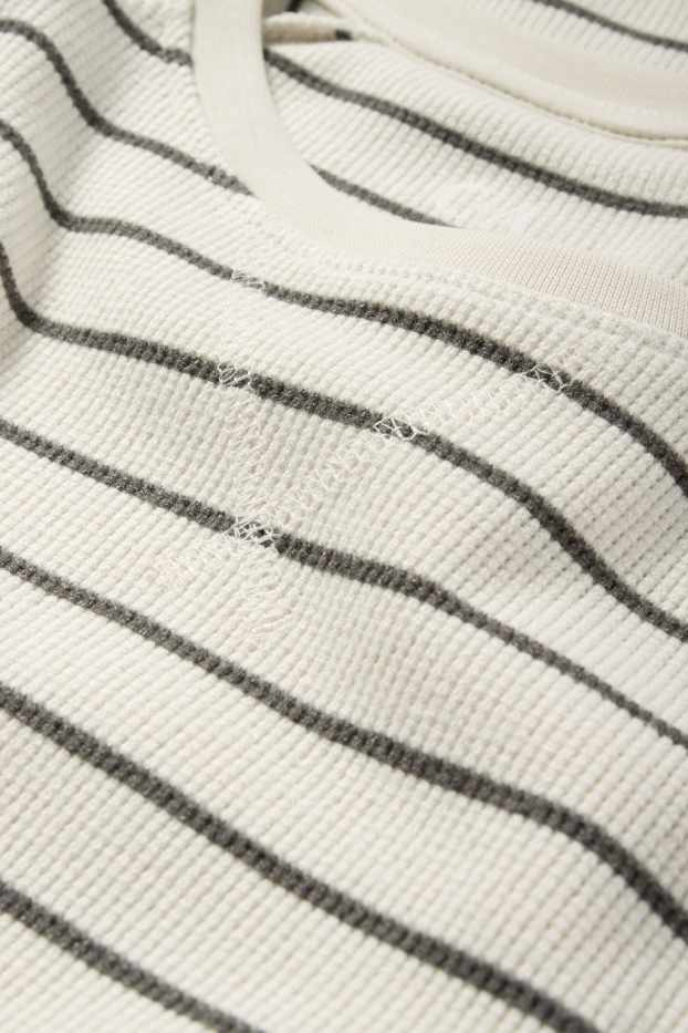 Herren - Shorty-Pyjama - grau-melange
