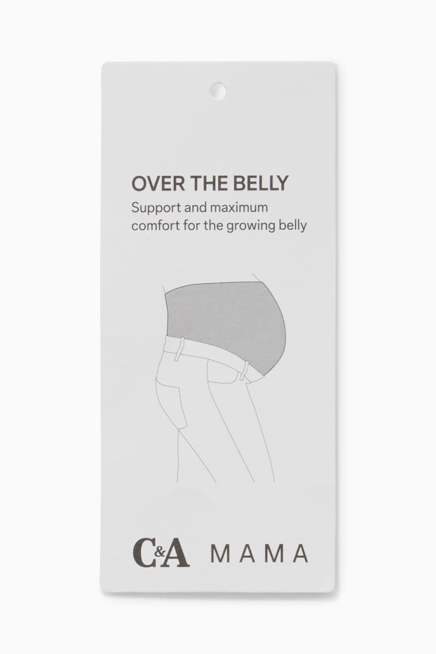 Dámské - Multipack 2 ks - těhotenské cyklistické šortky - černá/růžová