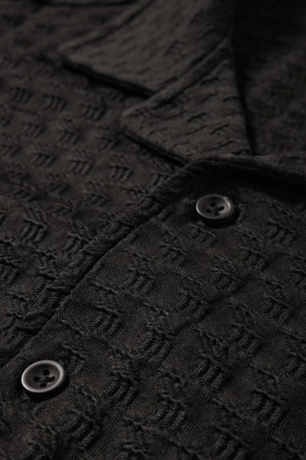 Copii - Băieți - Cămașă - structurată - negru