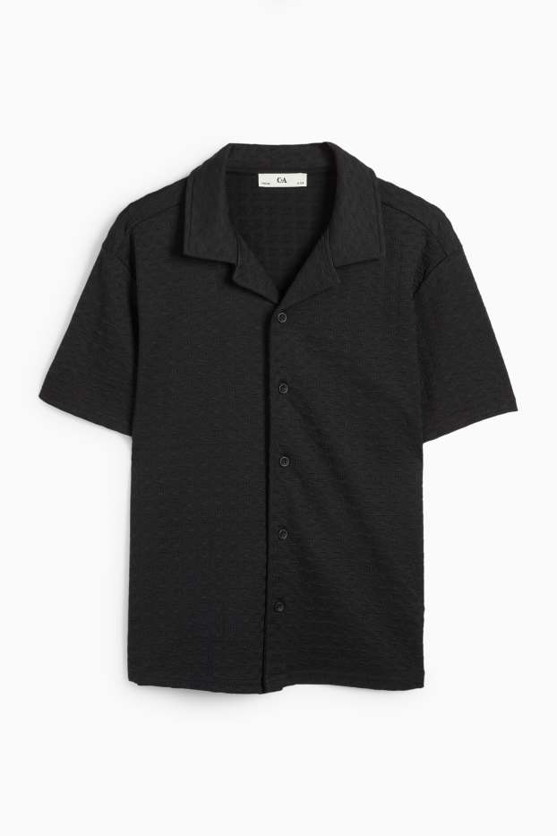 Copii - Băieți - Cămașă - structurată - negru