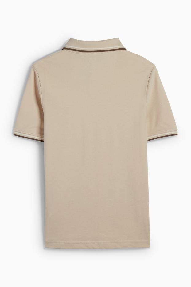 Enfants garçons - Polo - beige clair