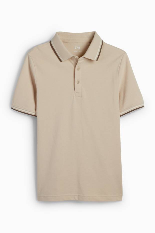 Enfants garçons - Polo - beige clair