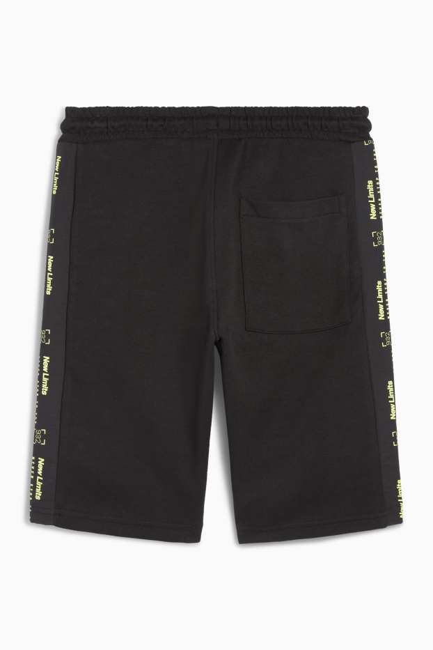 Enfants garçons - Bermuda en molleton - noir