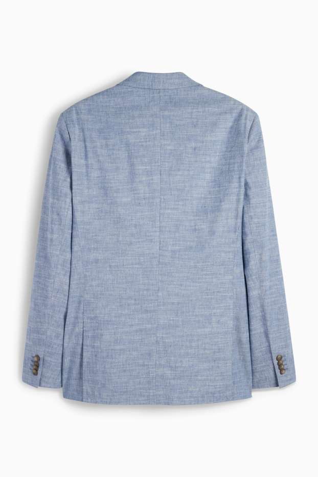 Home - Americana amb component de lli - regular fit - Flex - blau