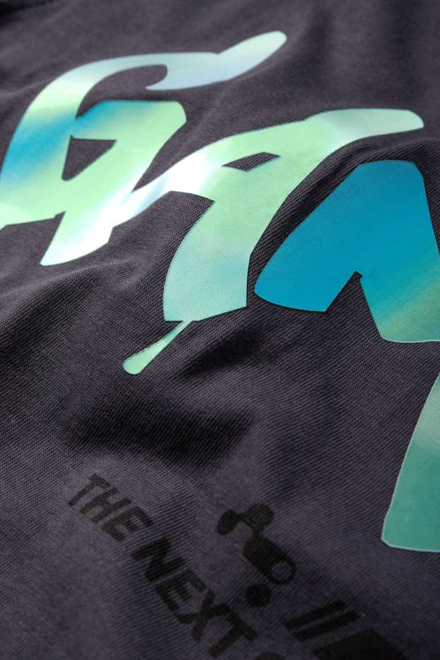 Enfants garçons - Jeux vidéo - T-shirt - gris foncé