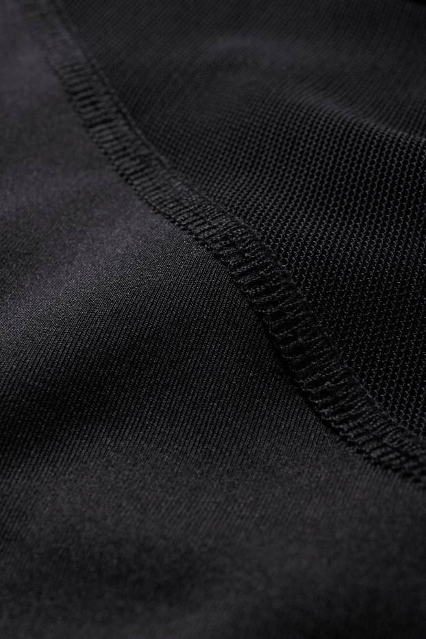Women - Technical crop top - black
