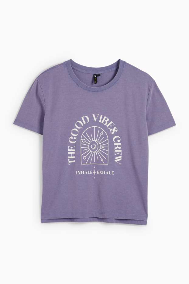 Women - Technical top - light violet