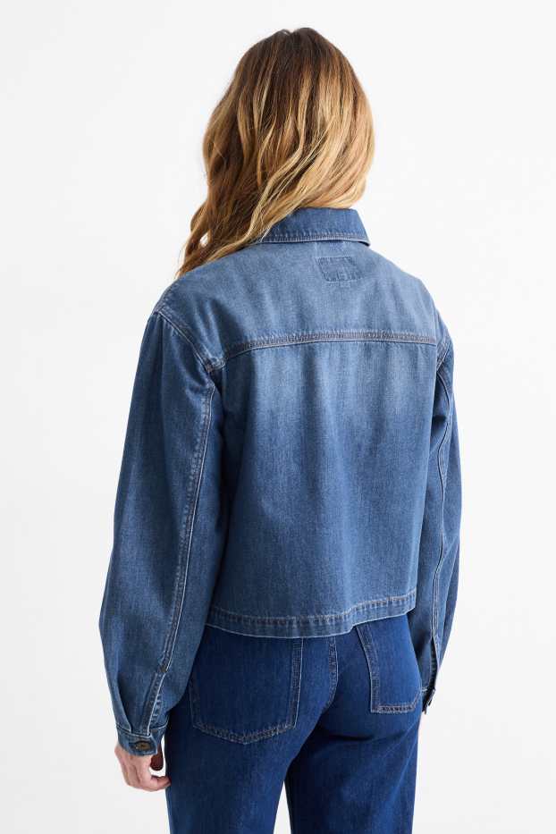 Damen - Jeansjacke - dunkeljeansblau