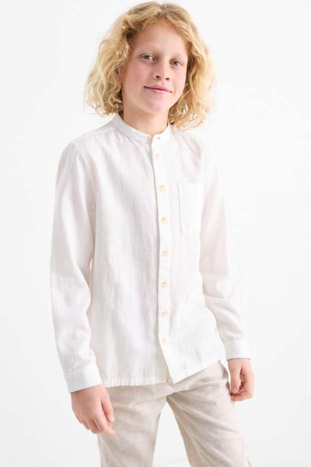 Enfants garçons - Chemise - blanc