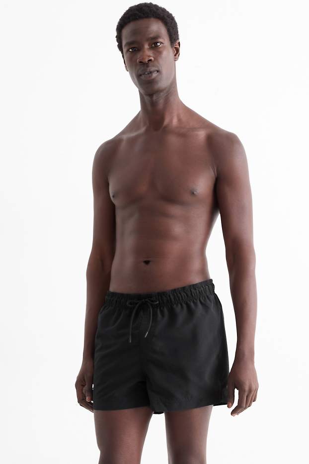 Hommes - Short de bain - noir