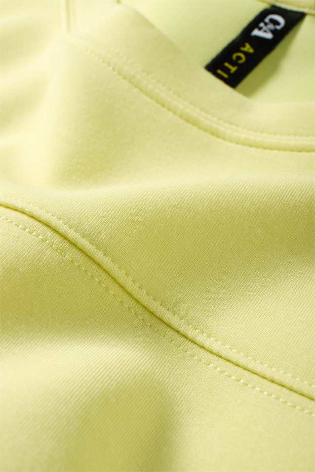 Dames - Sportsweatshirt - geel