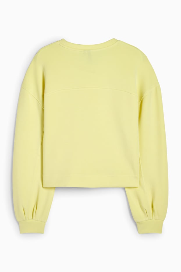 Dames - Sportsweatshirt - geel