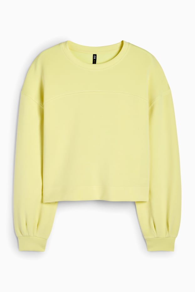 Dames - Sportsweatshirt - geel