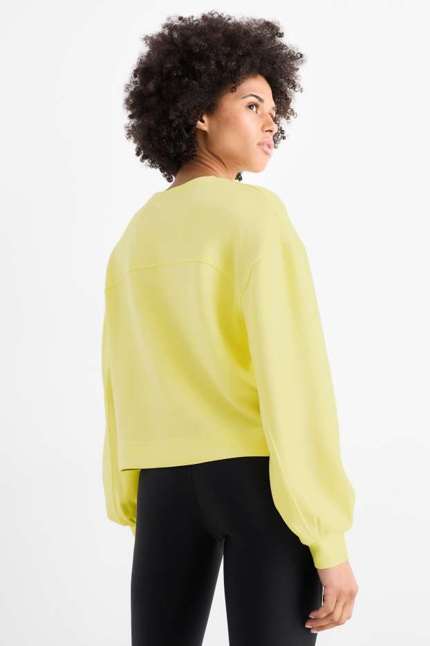 Dames - Sportsweatshirt - geel