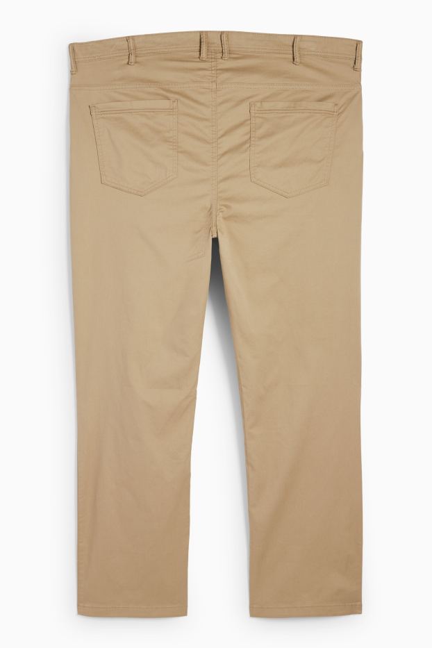 Hommes - Pantalon - regular fit - beige