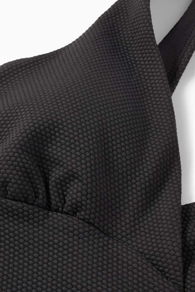 Women - Swimsuit - padded - LYCRA® XTRA LIFE™ - textured - black