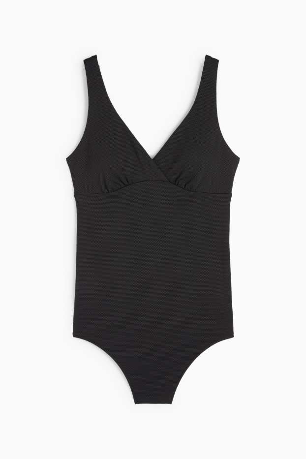 Women - Swimsuit - padded - LYCRA® XTRA LIFE™ - textured - black