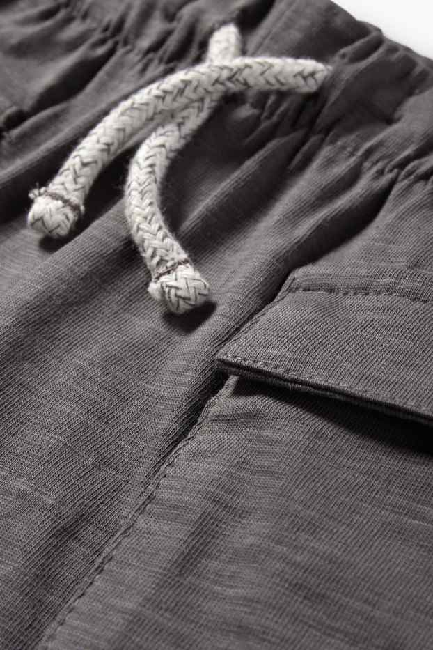 Baby Jungen - Baby-Cargoshorts - dunkelgrau