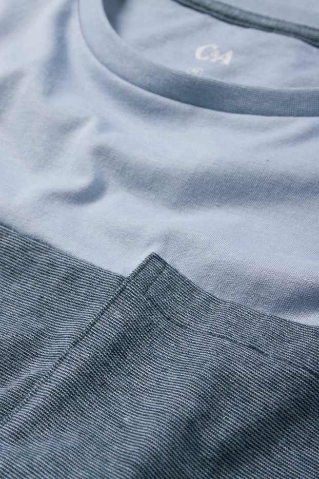 Men - Short pyjamas - dark blue