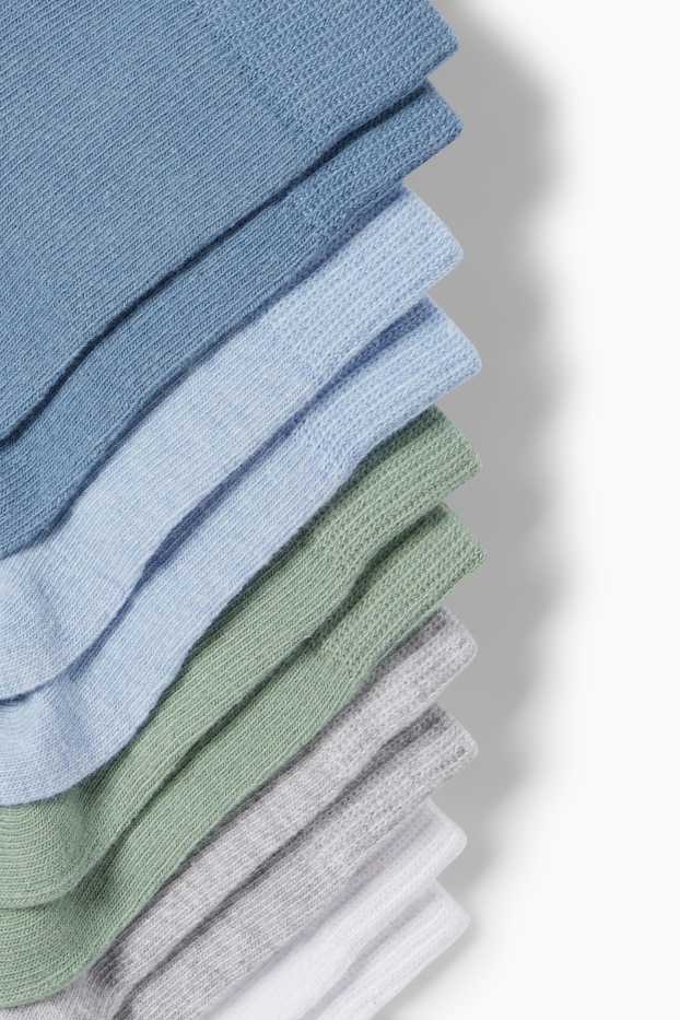 Uomo - Confezione da 7 - calzini - grigio chiaro