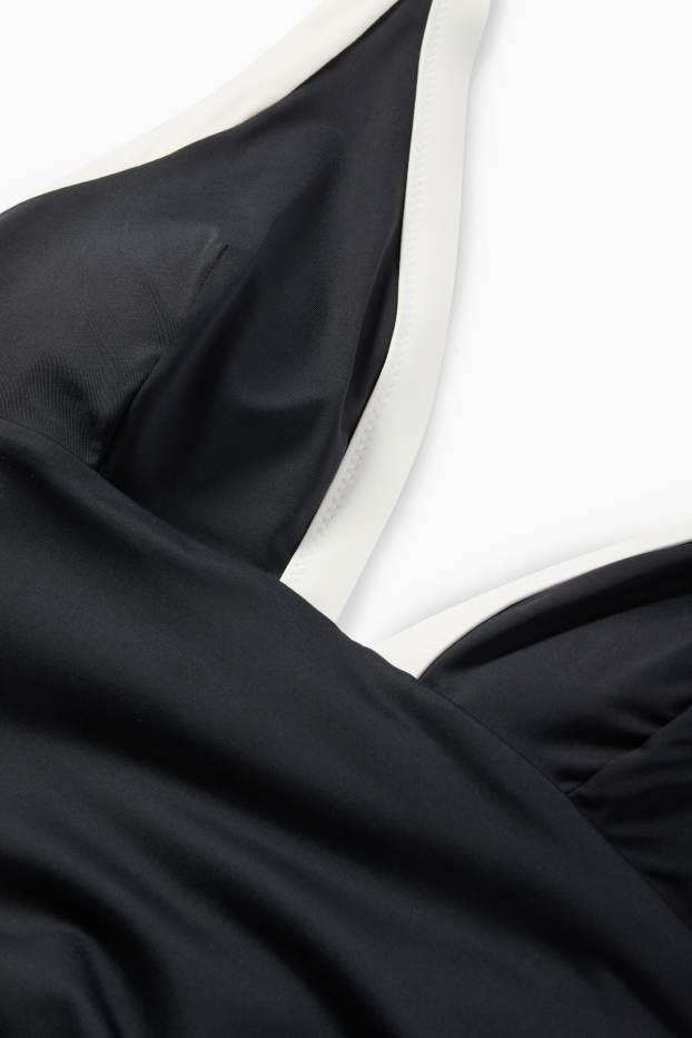 Damen - Badeanzug - wattiert - LYCRA® XTRA LIFE™ - schwarz / weiss