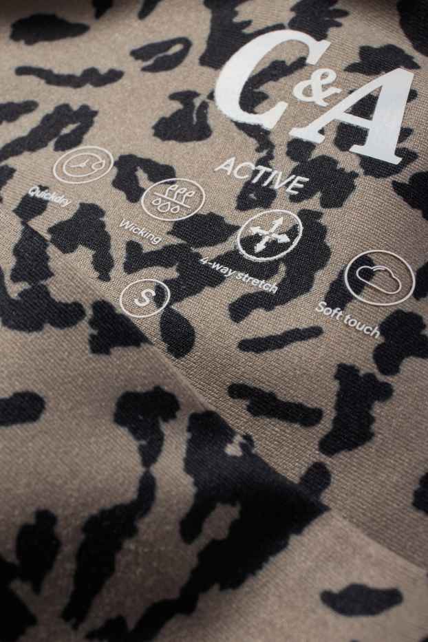 Women - Cycling shorts - 4 Way Stretch - patterned - UV protection - gray