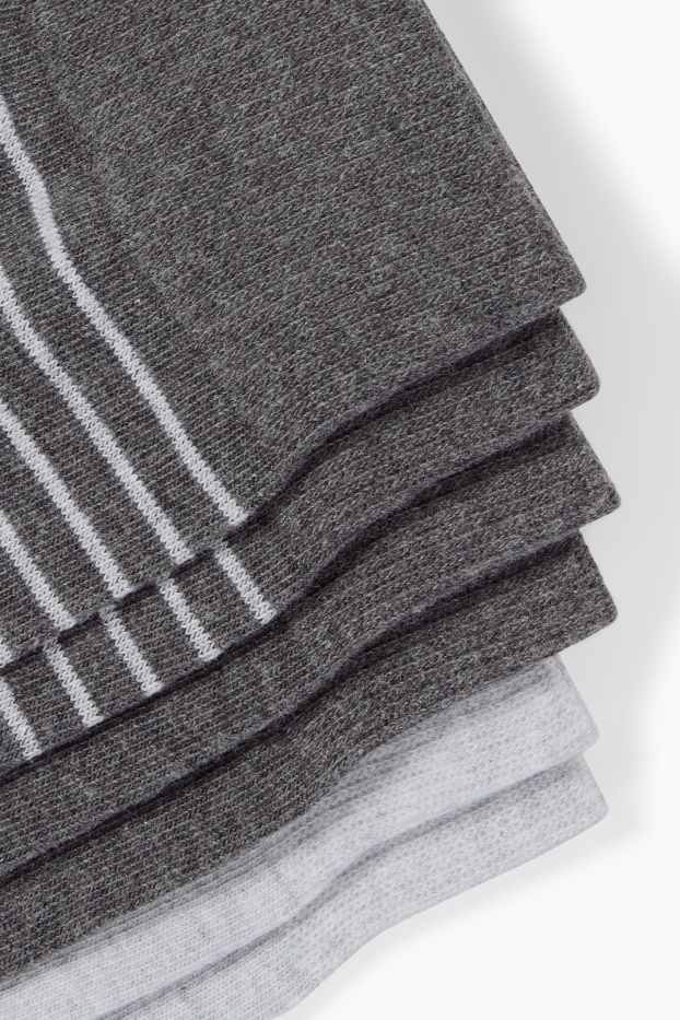 Uomo - Confezione da 3 - calzini - grigio scuro