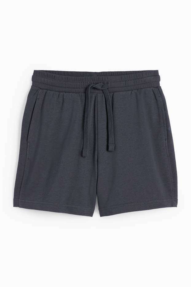 Femmes - Short en molleton - gris foncé