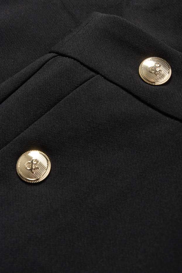 Damen - Shorts - High Waist - schwarz