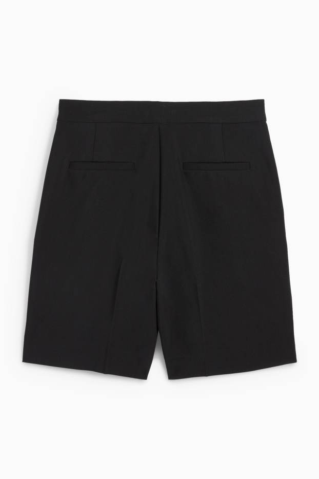 Damen - Shorts - High Waist - schwarz