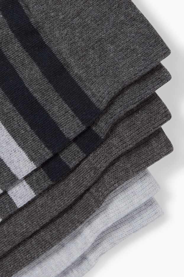 Herren - Multipack 3er - Socken - dunkelgrau