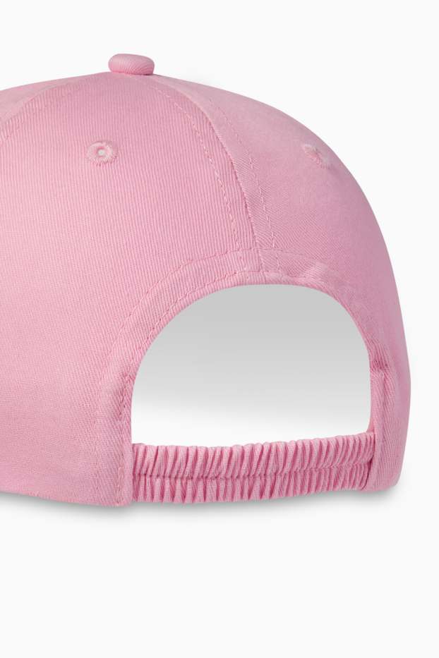 Enfants filles - Bluey - ensemble - casquette de baseball et chouchou - 2 pièces - rose