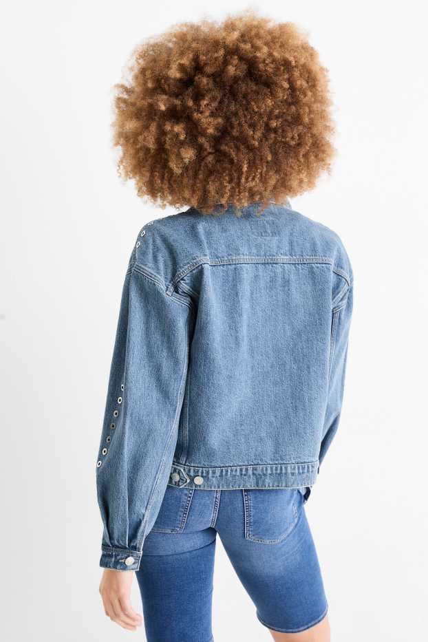 Femmes - Veste en jean - jean bleu