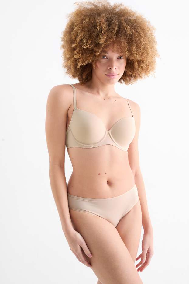 Damen - Multipack 3er - Slip - hellbeige