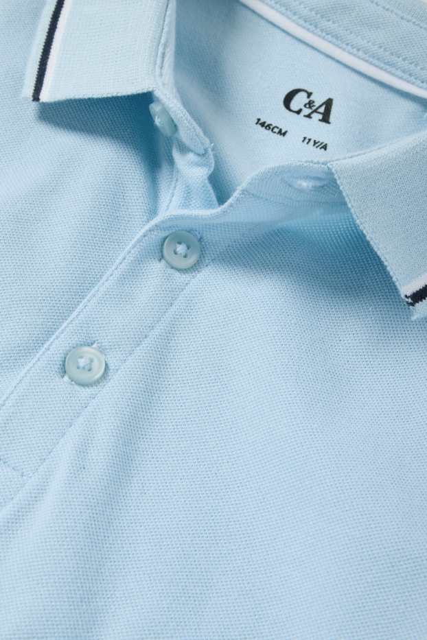 Bambini - Confezione da 2 - polo - azzurro