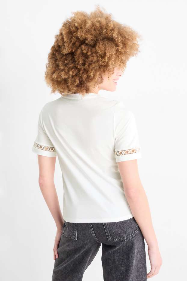 Damen - T-Shirt - weiß