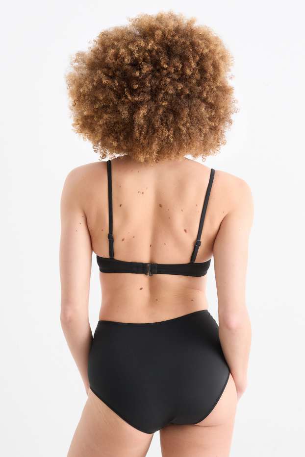 Damen - Bikini-Hose - High Waist - LYCRA® XTRA LIFE™ - schwarz
