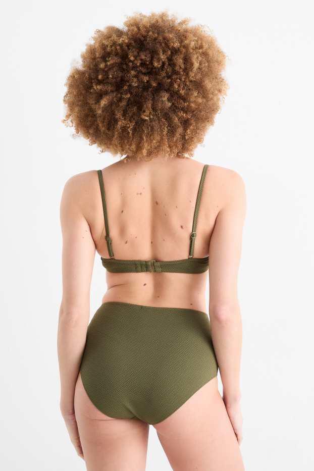 Damen - Bikini-Top mit Bügel - wattiert - LYCRA® XTRA LIFE™ - dunkelgrün