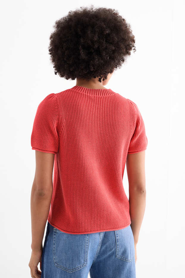 Donna - Cardigan - rosso