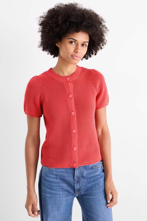 Donna - Cardigan - rosso