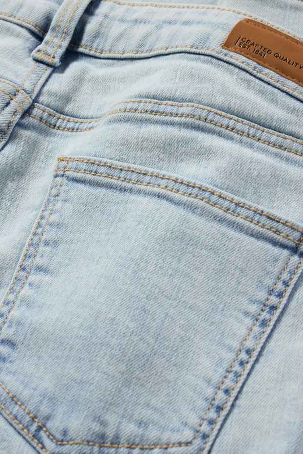 Copii - Fete - Jeans capri - LYCRA® - denim-albastru deschis