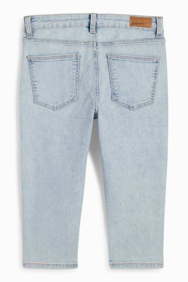 Copii - Fete - Jeans capri - LYCRA® - denim-albastru deschis