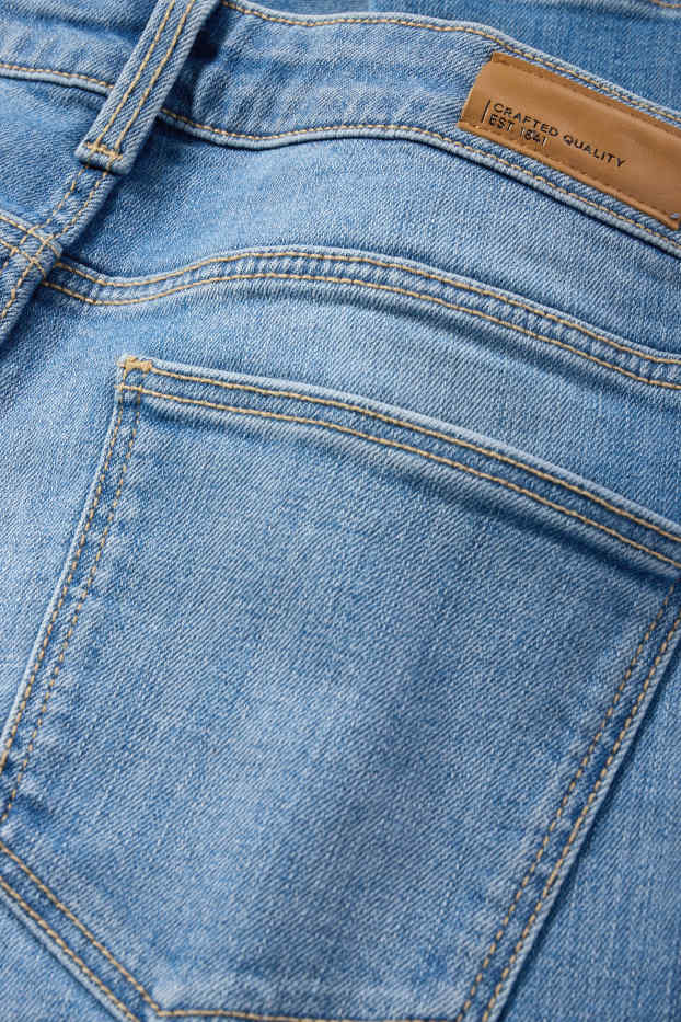 Copii - Fete - Jeans capri - LYCRA® - denim-albastru deschis