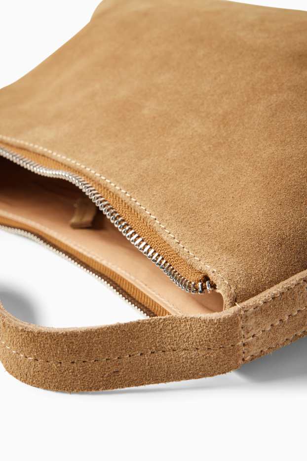 Femmes - Sac à bandoulière en matière synthétique - marron clair