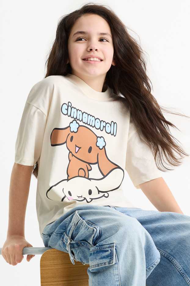 Nena - Cinnamoroll - samarreta de màniga curta - blanc trencat