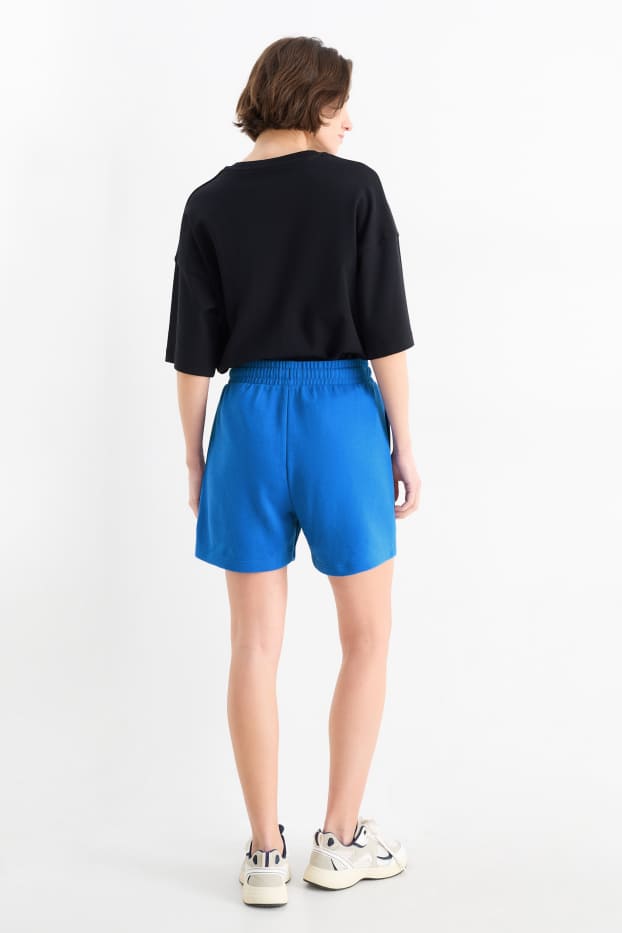 Dona - Pantalons curts de xandall - blau