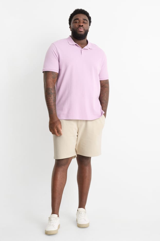 Home - Pantalons curts de xandall - beix clar